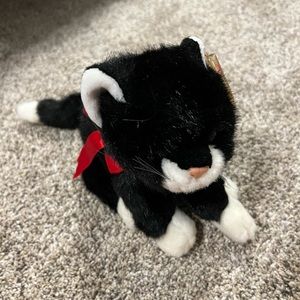 TY (large) cat “BOOTS” beanie baby